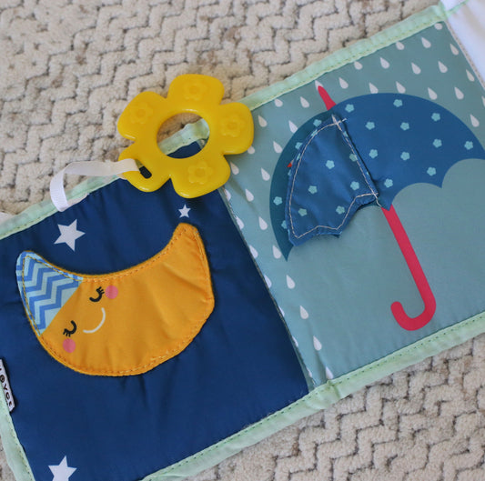 Sensory Flip & Play Pram Book