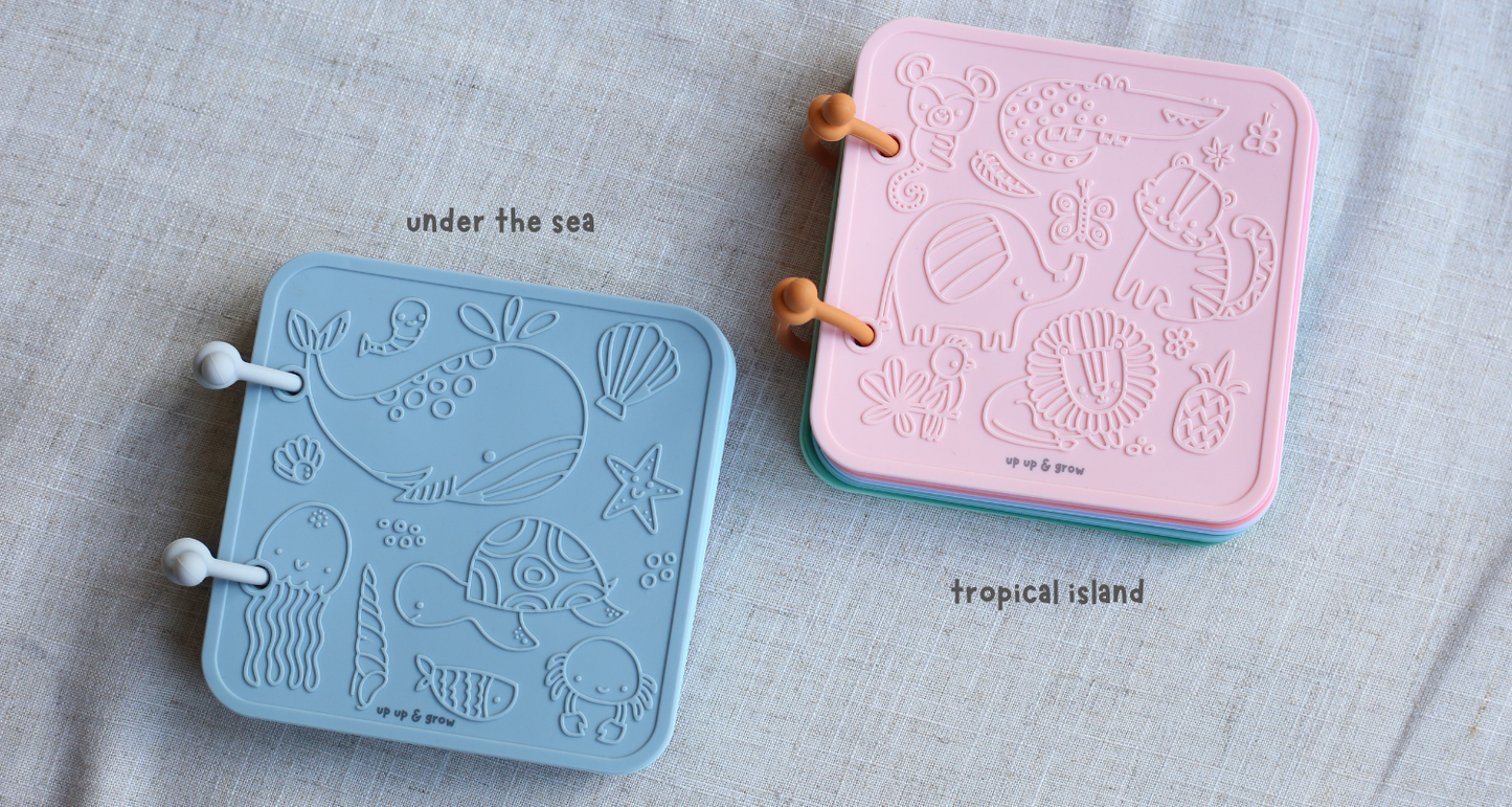 Silicone Sensory Bath Book Toy