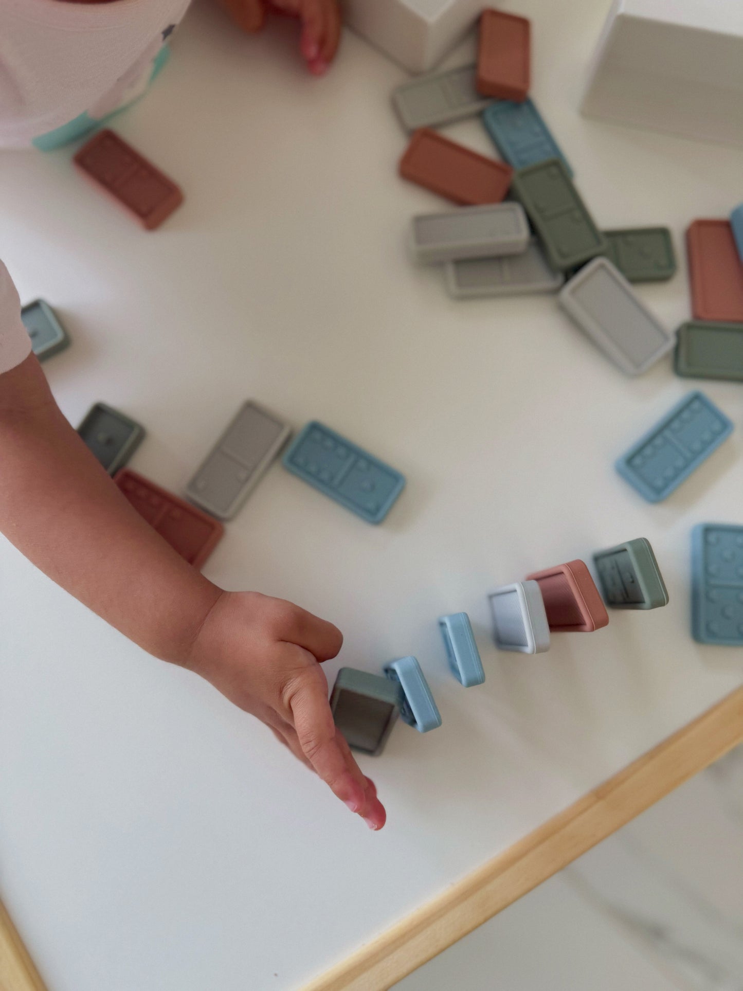 Silicone Domino Play Set
