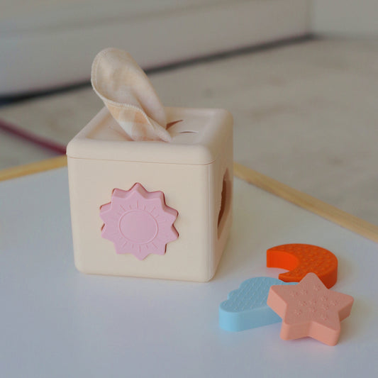 Silicone Peekaboo Puzzle Cube