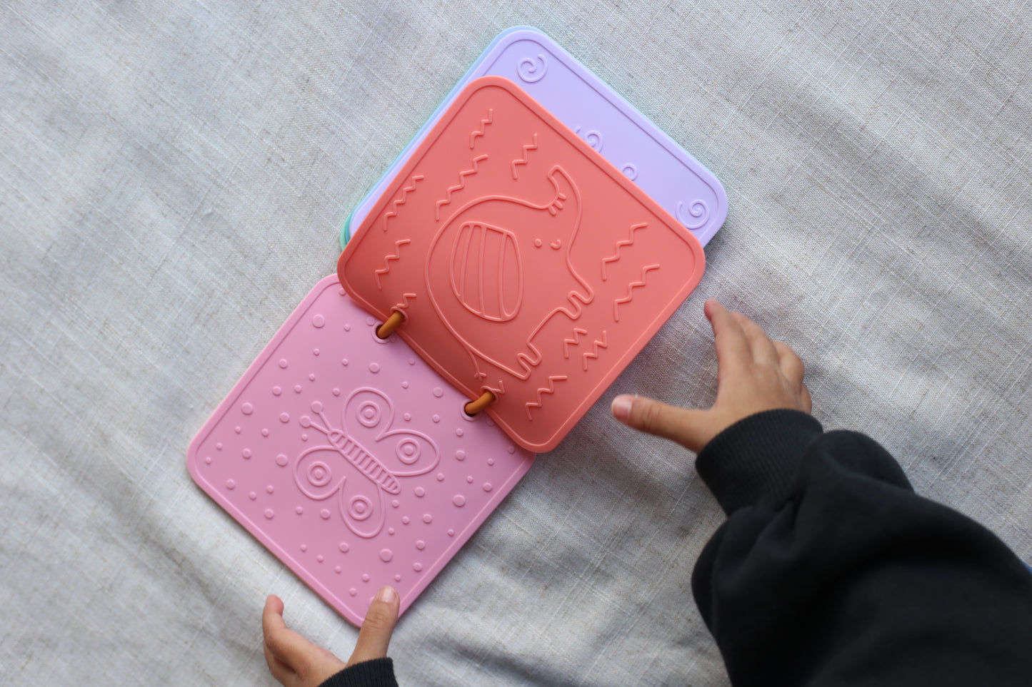 Silicone Sensory Bath Book Toy