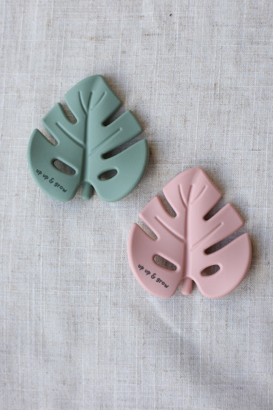 Tropical Monstera Leaf Teether