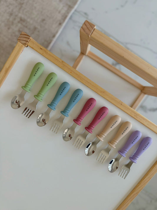 Silicone Fork & Spoon Starter Set