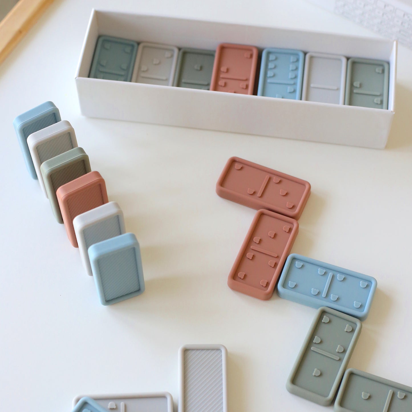 Silicone Domino Play Set