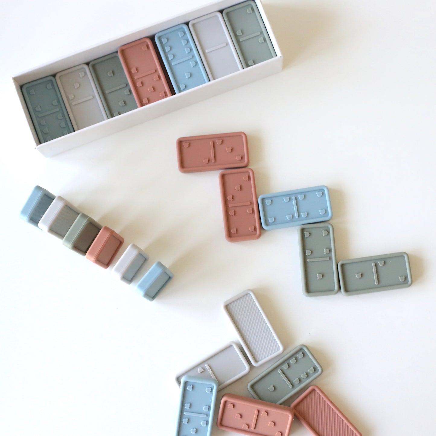 Silicone Domino Play Set